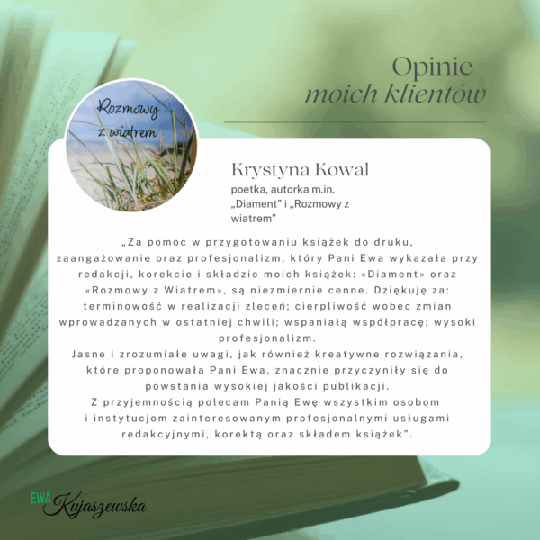 opinie klientów, rekomendacje