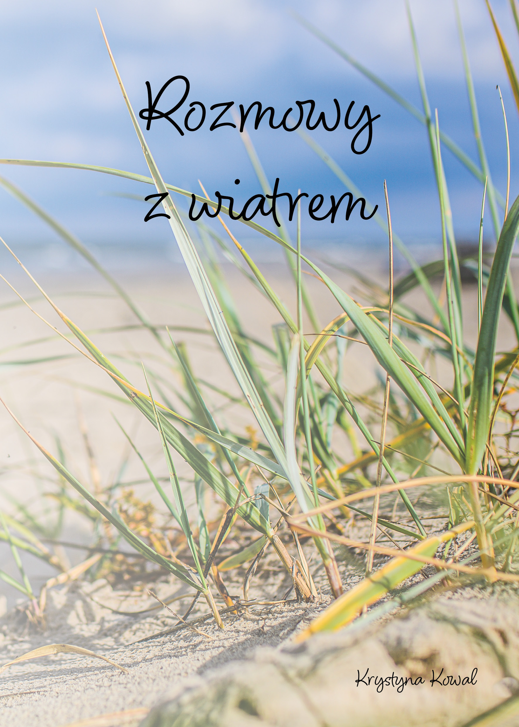 okładka tomiku wierszy "Rozmowy z wiatrem"