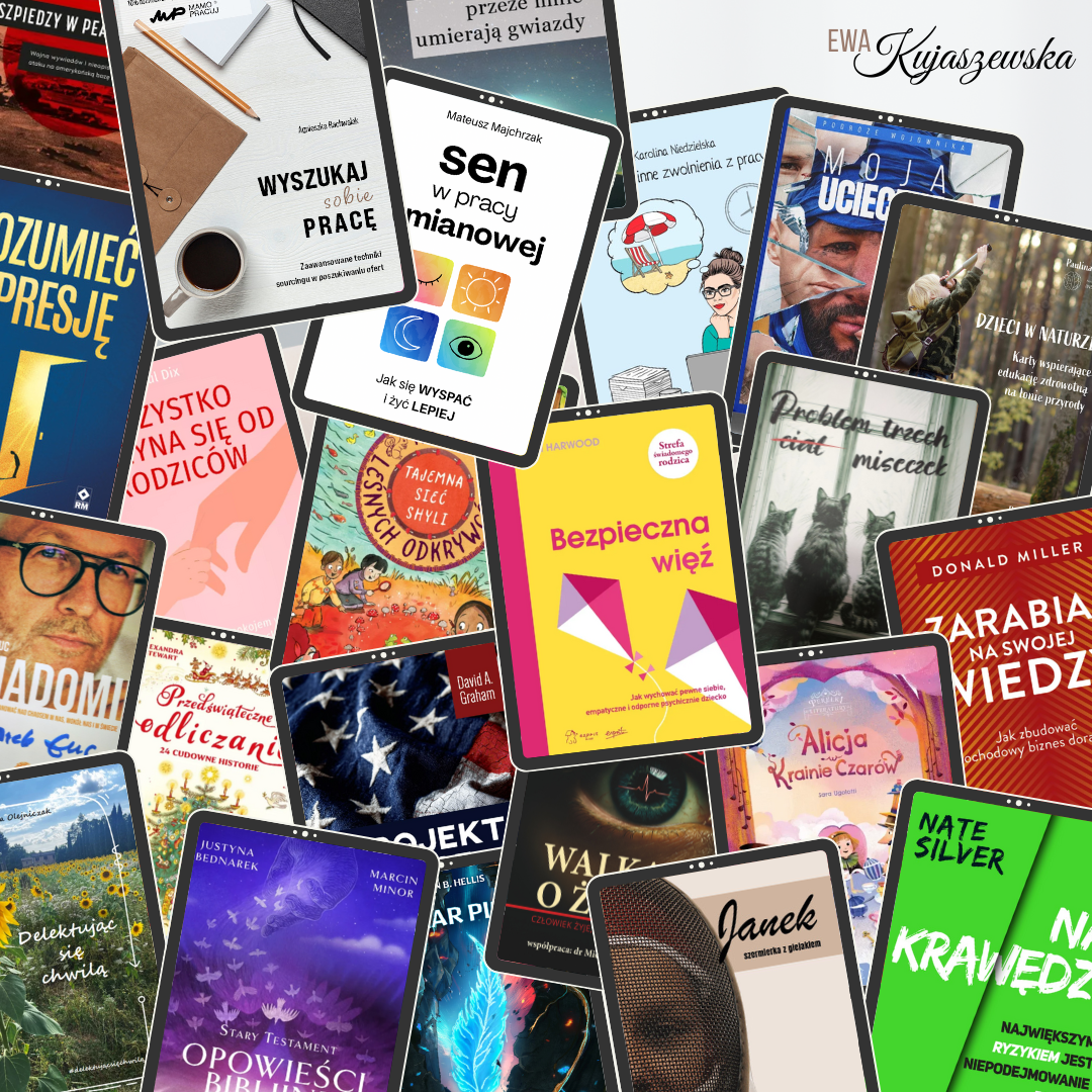 kolaż projektów wydawniczych