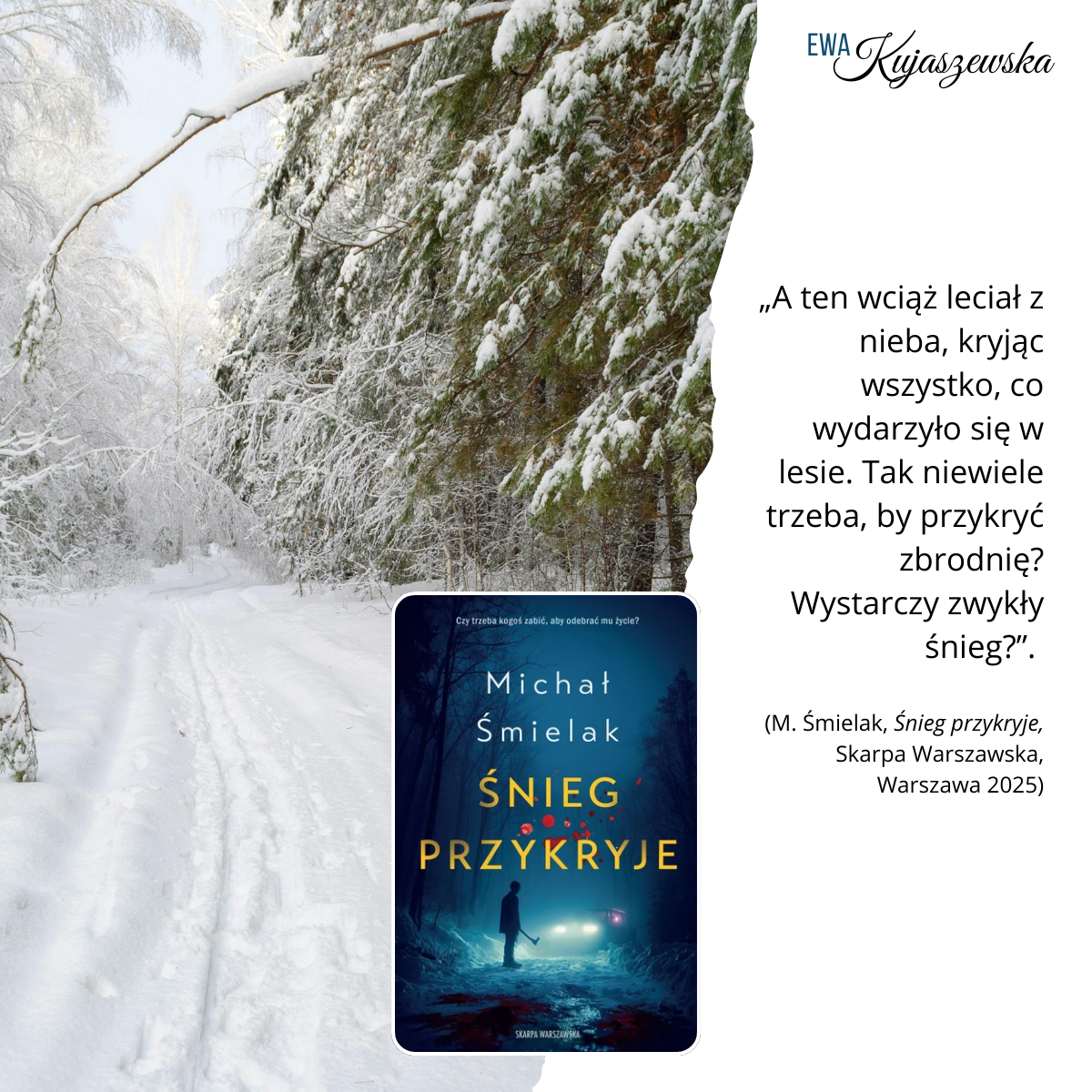 snieg przykryje, okładka ksiązki